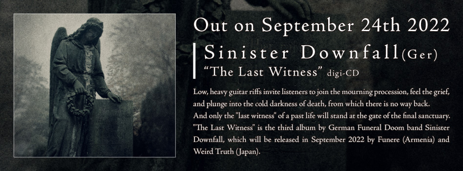 Sinister Downfall - The Last Witness - digi-CD