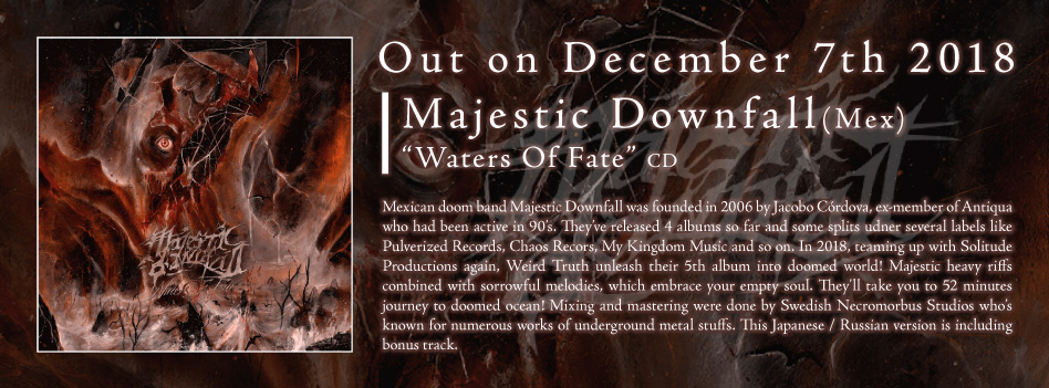 Majestic Downfall - Water of Fate - CD