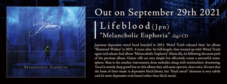 Lifeblood - Melancholic Euphoria - digi-CD